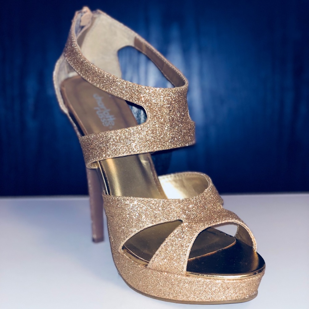 Gold Party Heels